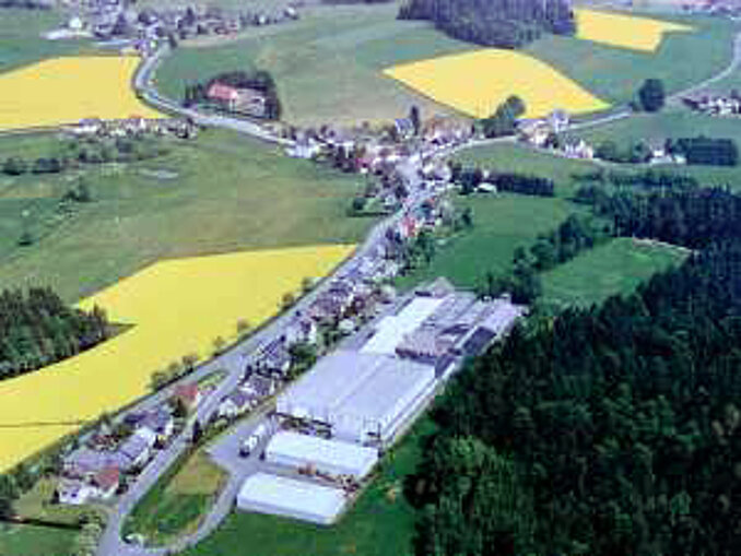 Tannenwirtshaus aus der Vogelperspektive